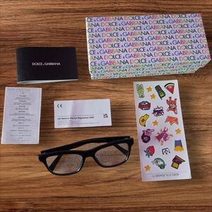 Dolce & Gabbana Kids Eyeglasses DX 3356 501 Black